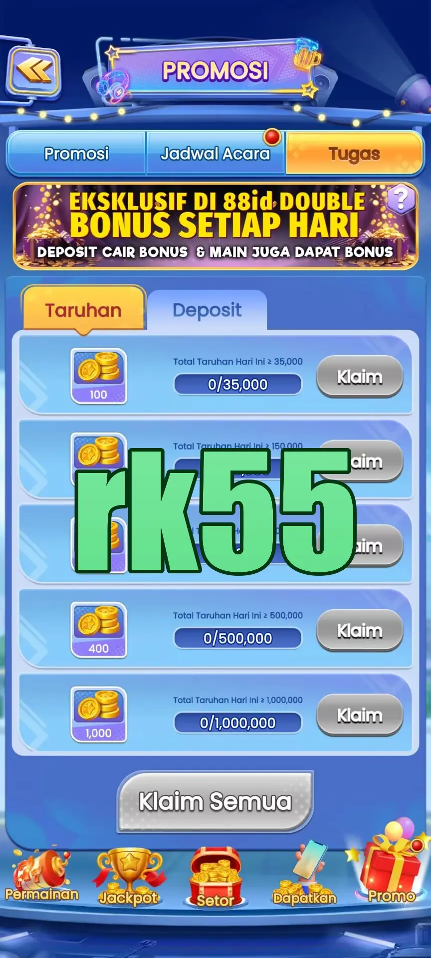 rk55 Tangkapan Layar Resmi APK